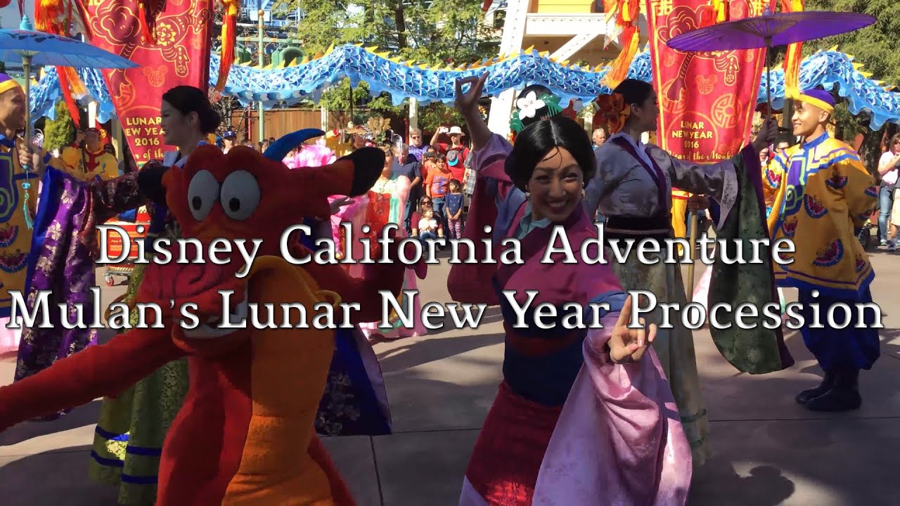 DCA - Mulan's Happy Lunar New Year Procession (2016)