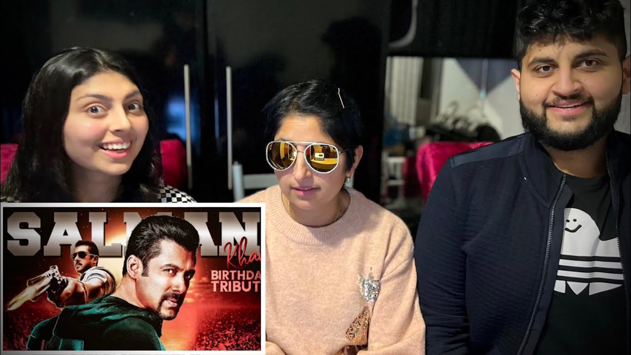 Salman Khan Birthday Mashup | Tribute To Salman Khan | LEKHU MEENA - 🇬🇧 Reaction!