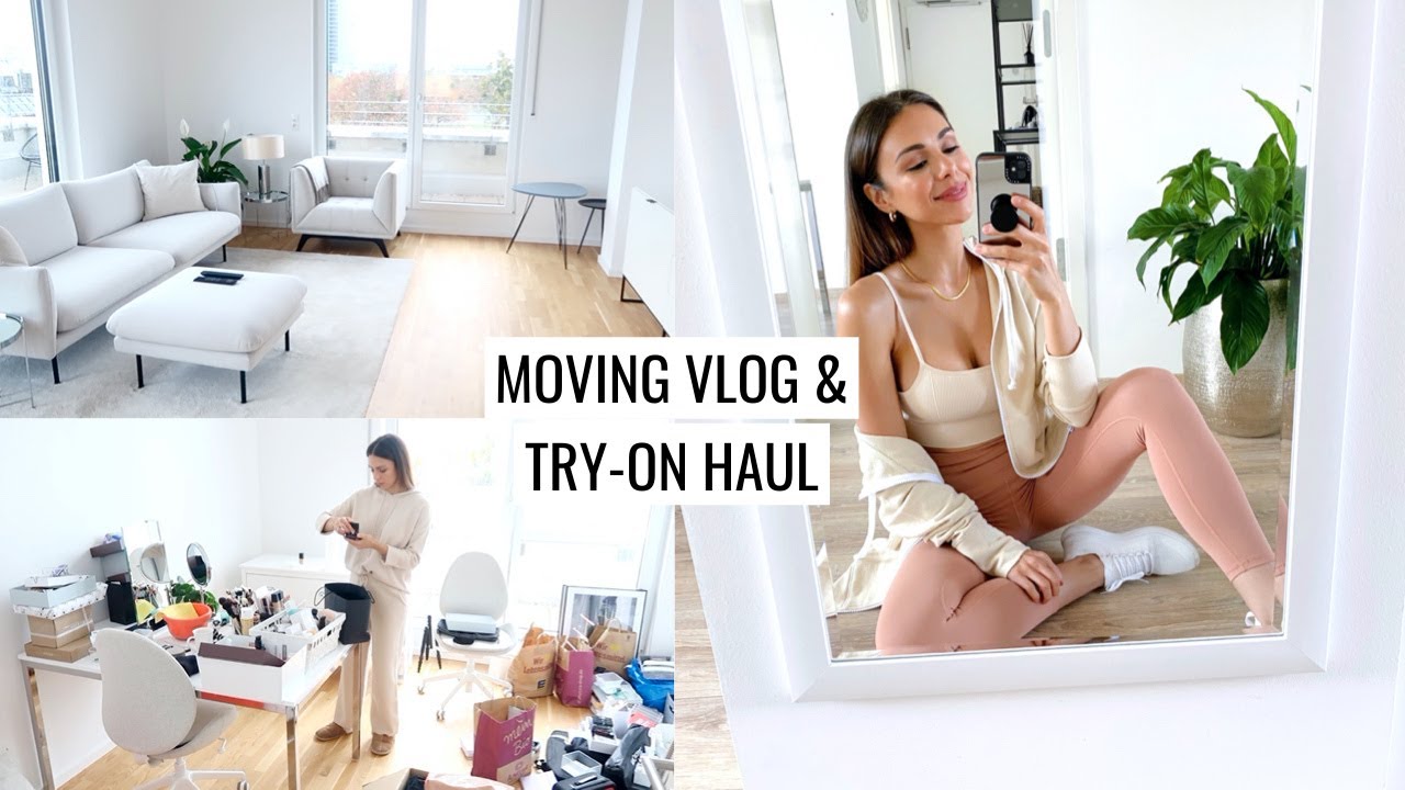 Activewear Try-On Haul & Move Day Vlog | Annie Jaffrey