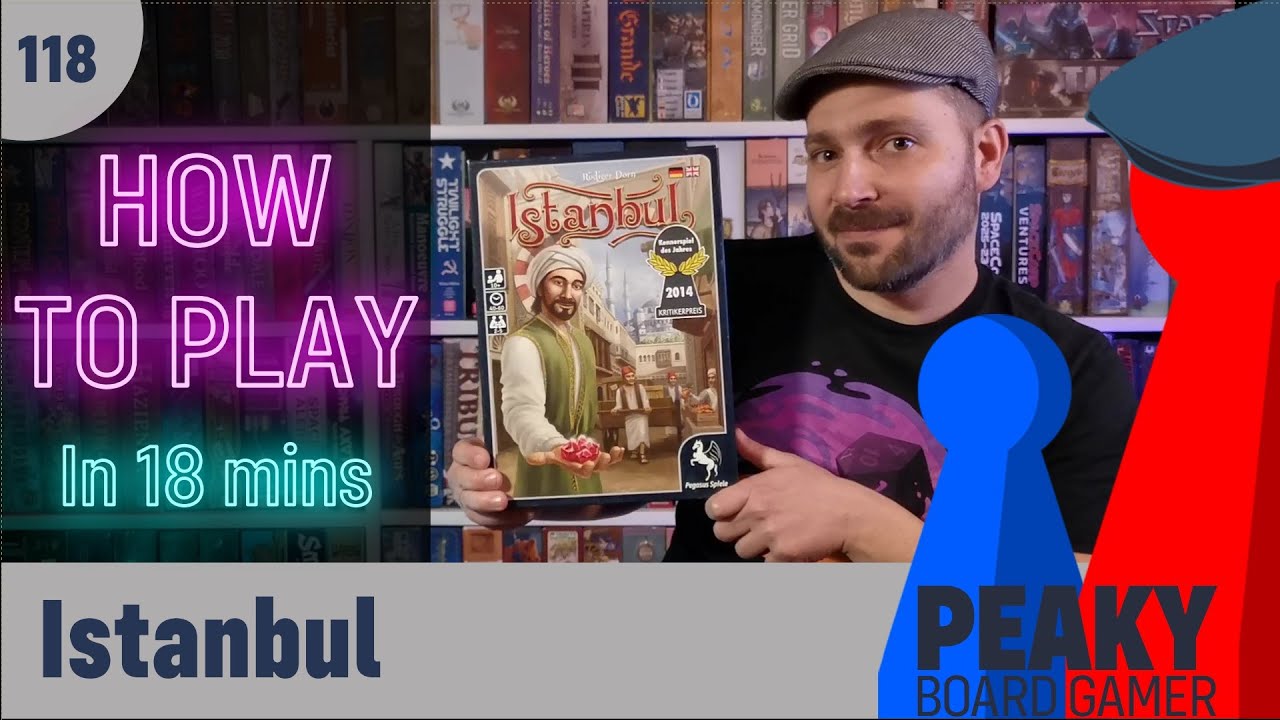 Как играть в настольную игру «Стамбул» — Полное обучение — Peaky Boardgamer