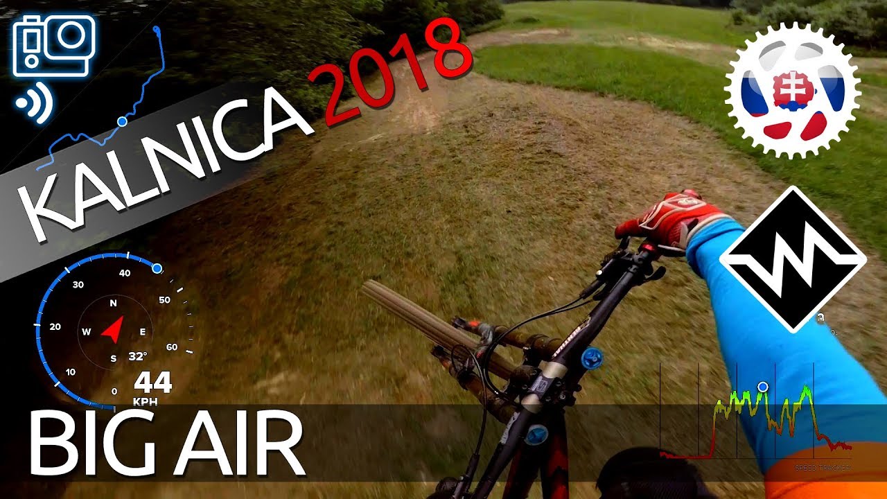 BIKEPARK Kalnica 2018 BIG AIR LINE Prehliadka trate /s komentárom a GPS Live Data/ @SlovakBikeparks