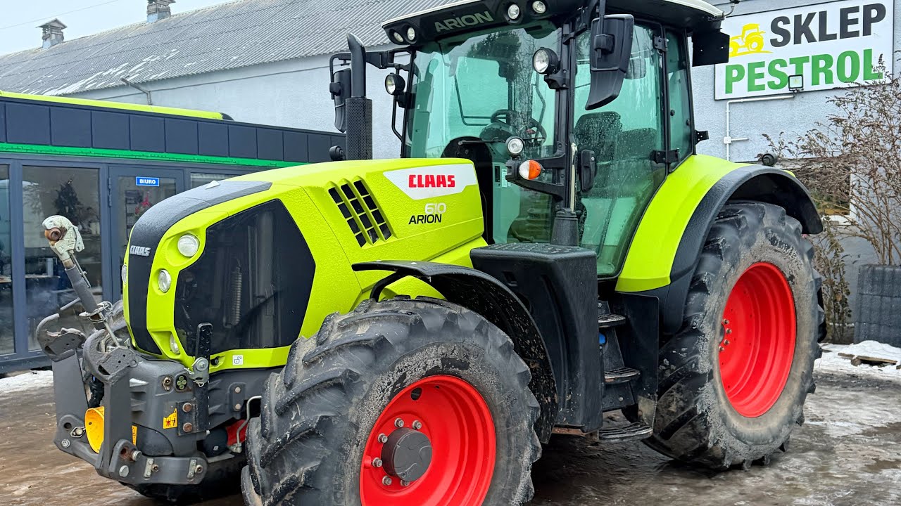 Claas Arion 610 2021 rok, silnik JOHN DEERE 6.8L 145 Km, miękka oś i kabina, przedni TUZ i WOM
