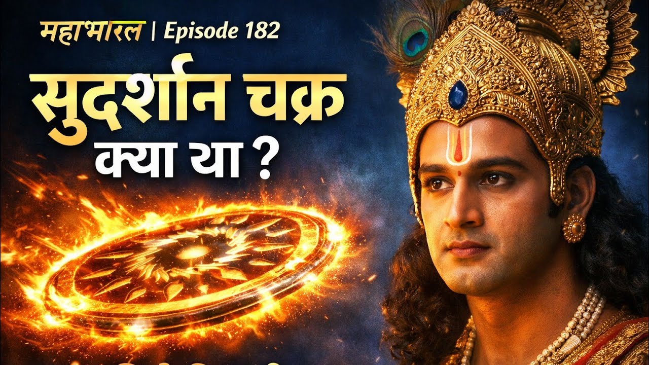 सुदर्शन चक्र क्या था? | जितेंद्रिय श्रीकृष्ण | महाभारत Epi- 182। आचार्य योगेश वैदिक