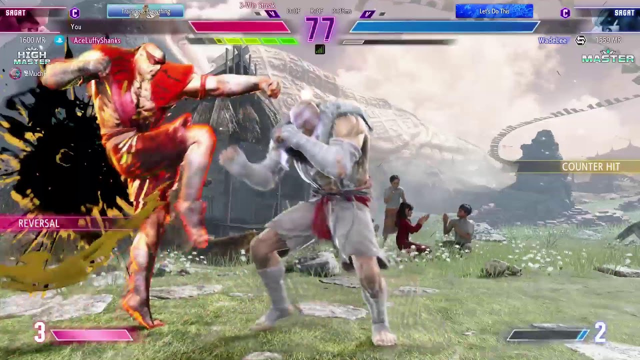 Sagat and Marisa Rank to Ultimate Master