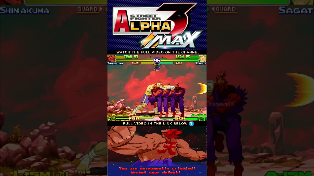 INSANE Shin Akuma Combos in Alpha 3 Max