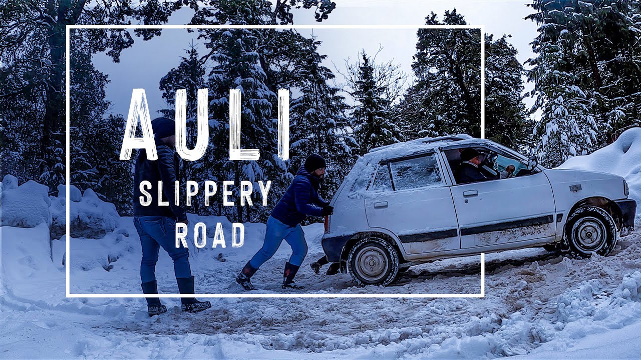 Joshimath to Auli | Drive on slippery road of Auli | Car Sliding and Slipping