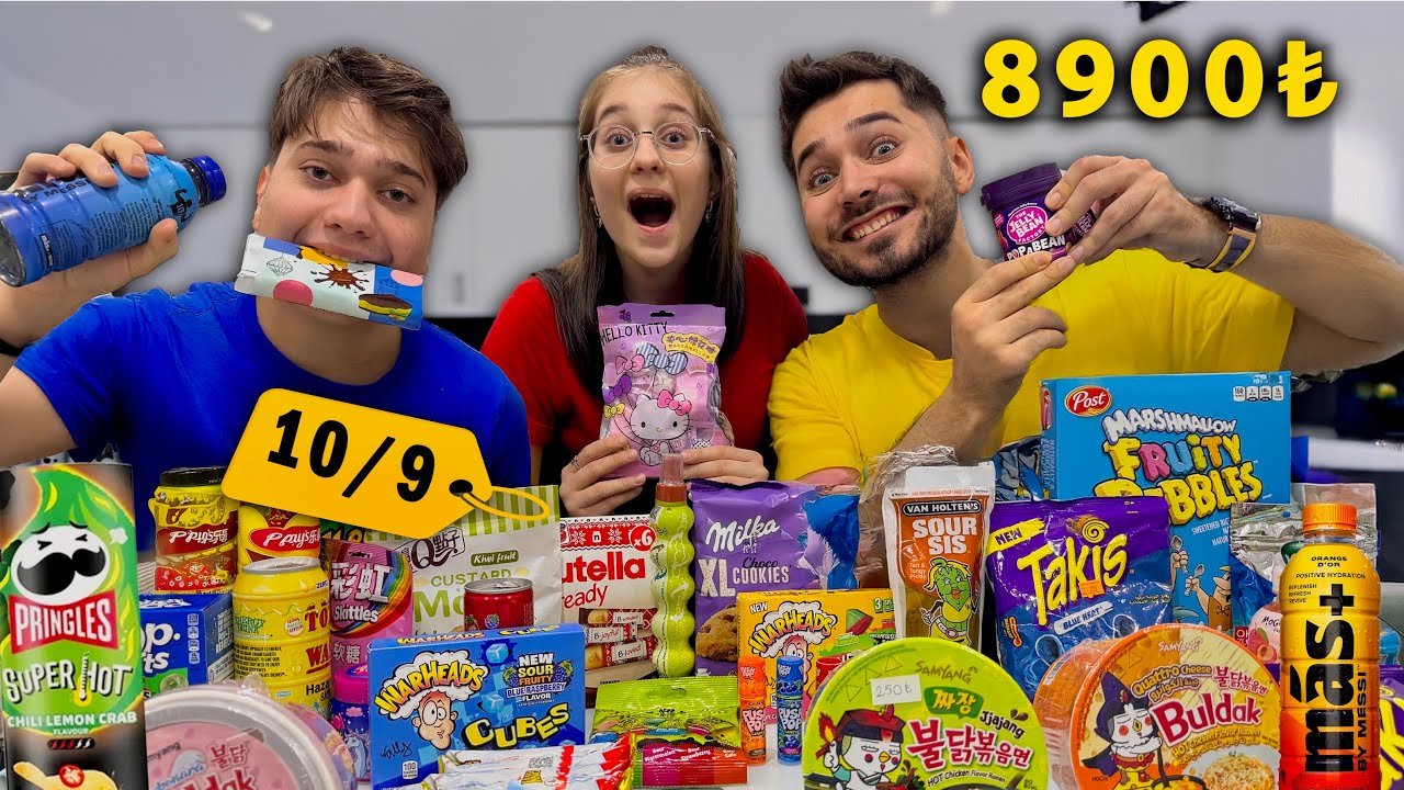 YENİ ÇIKAN YURT DIŞI ABUR CUBURLARINI ALIP PUANLADIK! (Sürpriz Lezzetler)