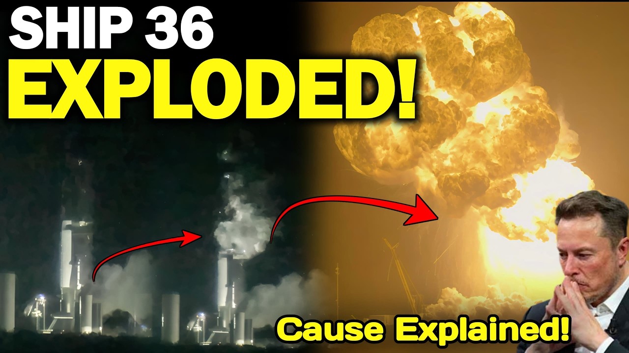 SHIP 36 EXPLOSION! Something Weird Happened to S36 Static Fire Test! Massey Test Site Wiped Out!