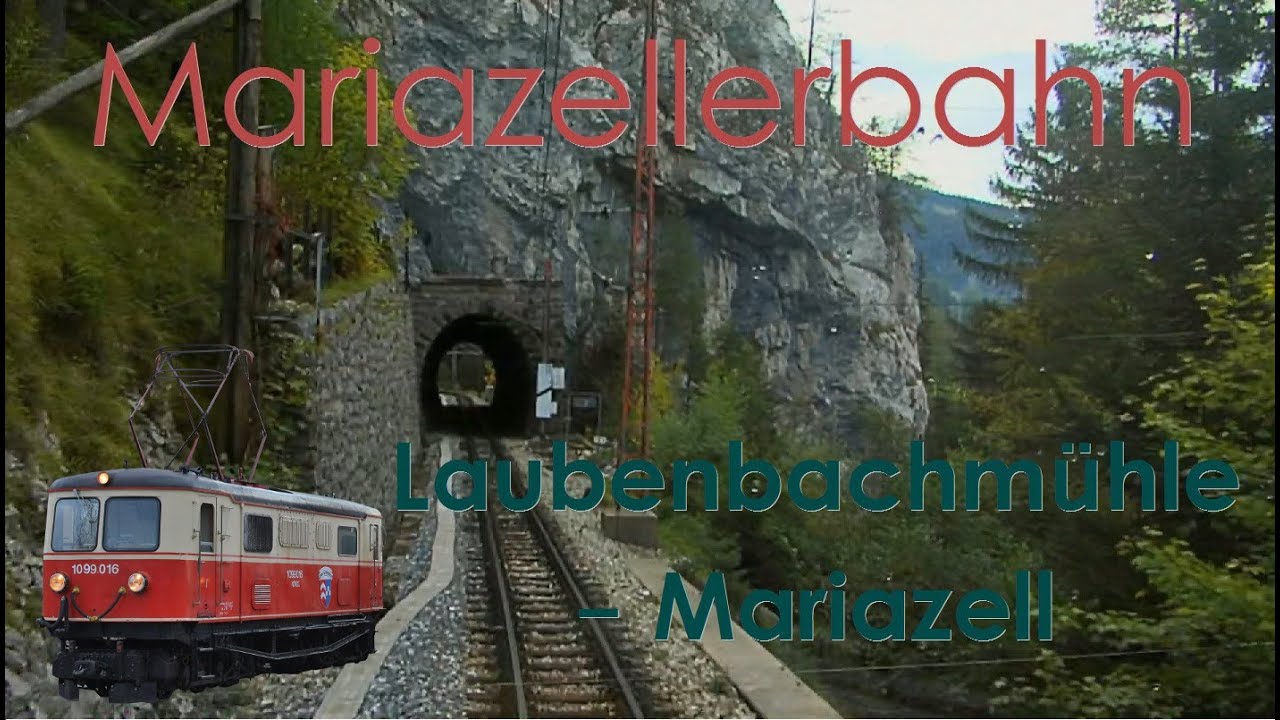 🇦🇹 Führerstandsmitfahrt Mariazellerbahn Laubenbachmühle - Mariazell | Cab Ride ÖBB 1099