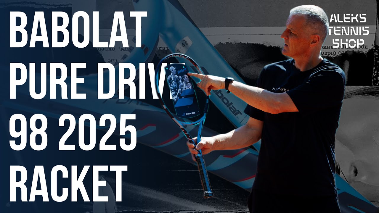 Теннисная ракетка Babolat Pure Drive 98 2025 Racket &mdash; скорость, мощь и вращение современной игры