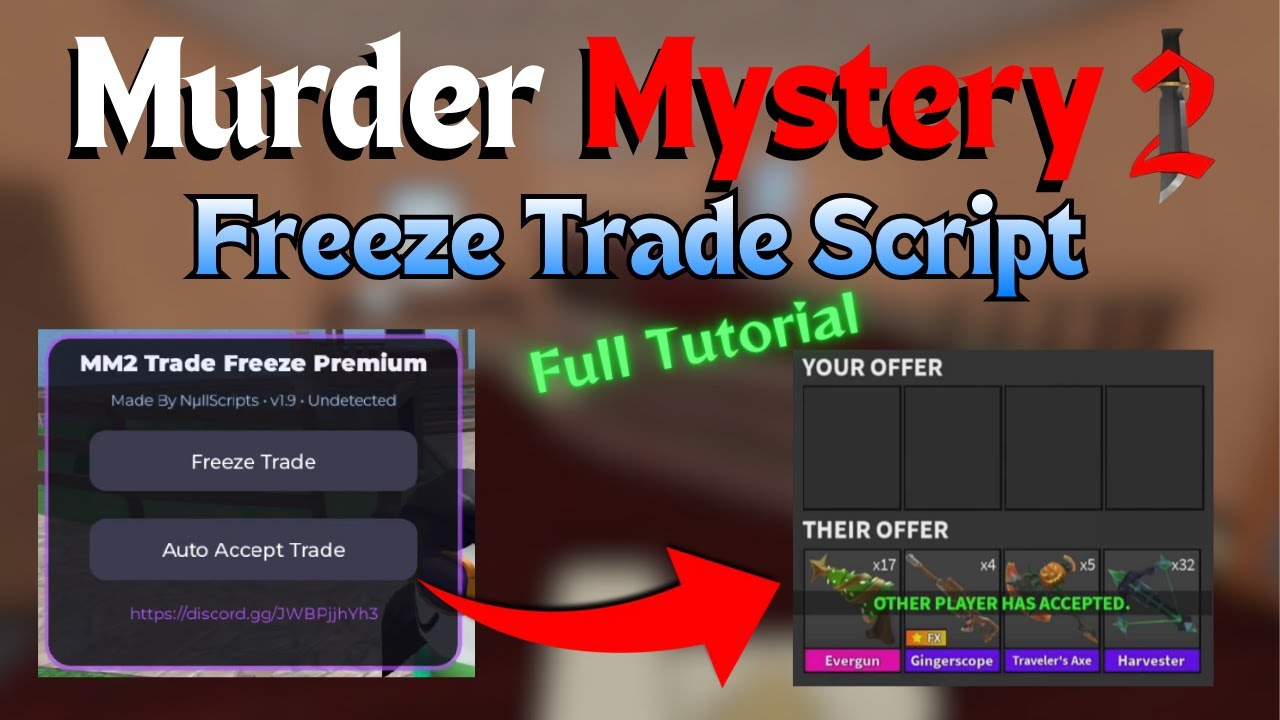 [FULL TUTORIAL] Trade Freeze Script For Murder Mystery 2 | February 2026 | KEYLESS