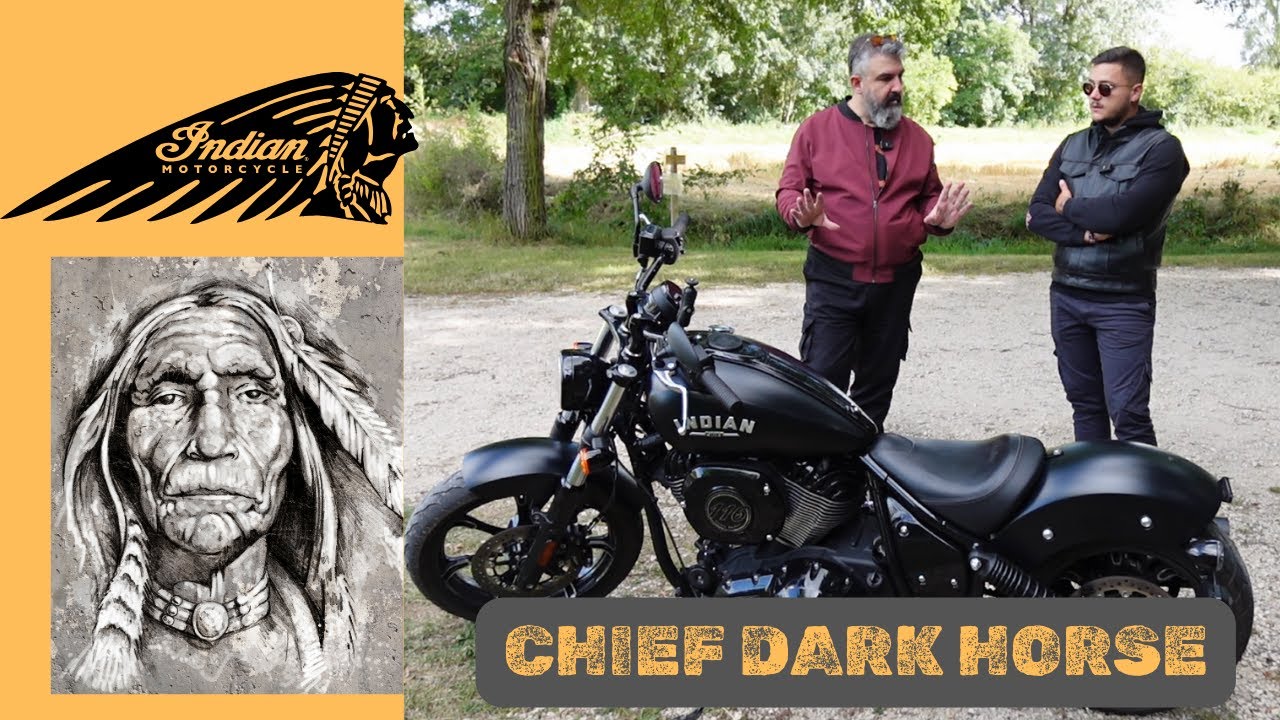 Moto - Dévoilement de l'INDIAN CHIEF Dark Horse – Puissance et Style Inégalés!