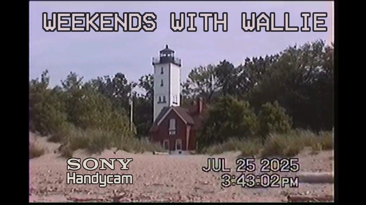 Weekends With Wallie Ep. 18 - Cycling Presque Isle State Park W/ A Vintage Sony Handycam - Erie, PA