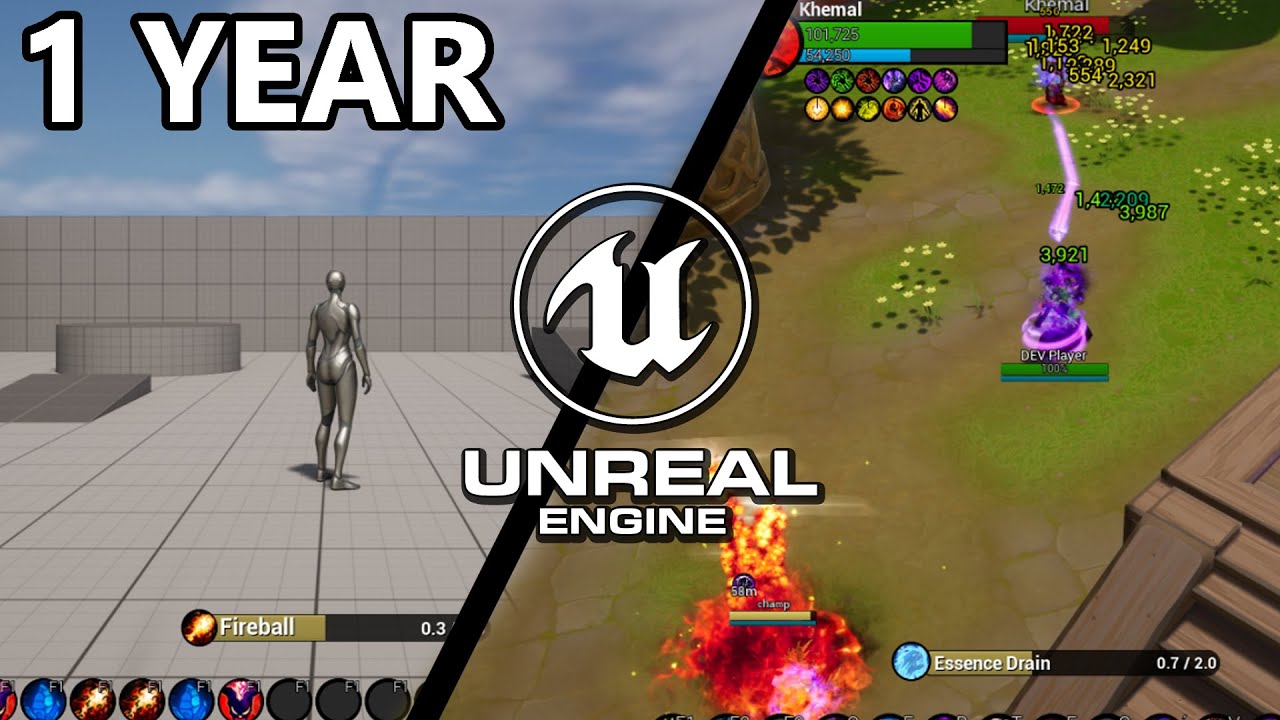 Arena Project UE5 Development &mdash; 1 year in 3 minutes