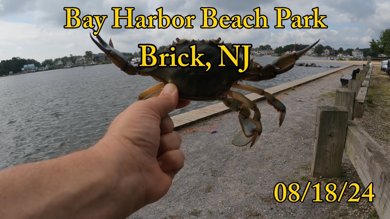 Bay Harbor Beach Park - Brick, NJ - Crabbing