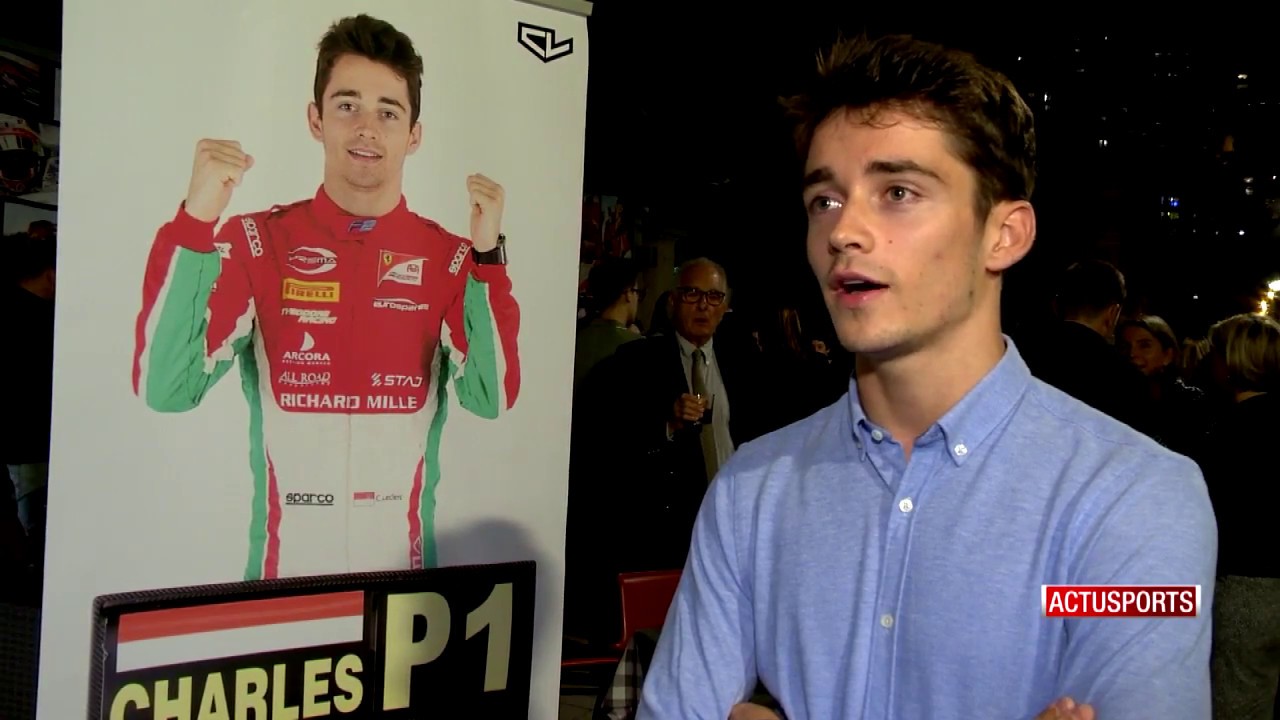 Charles Leclerc fête son titre à Monaco