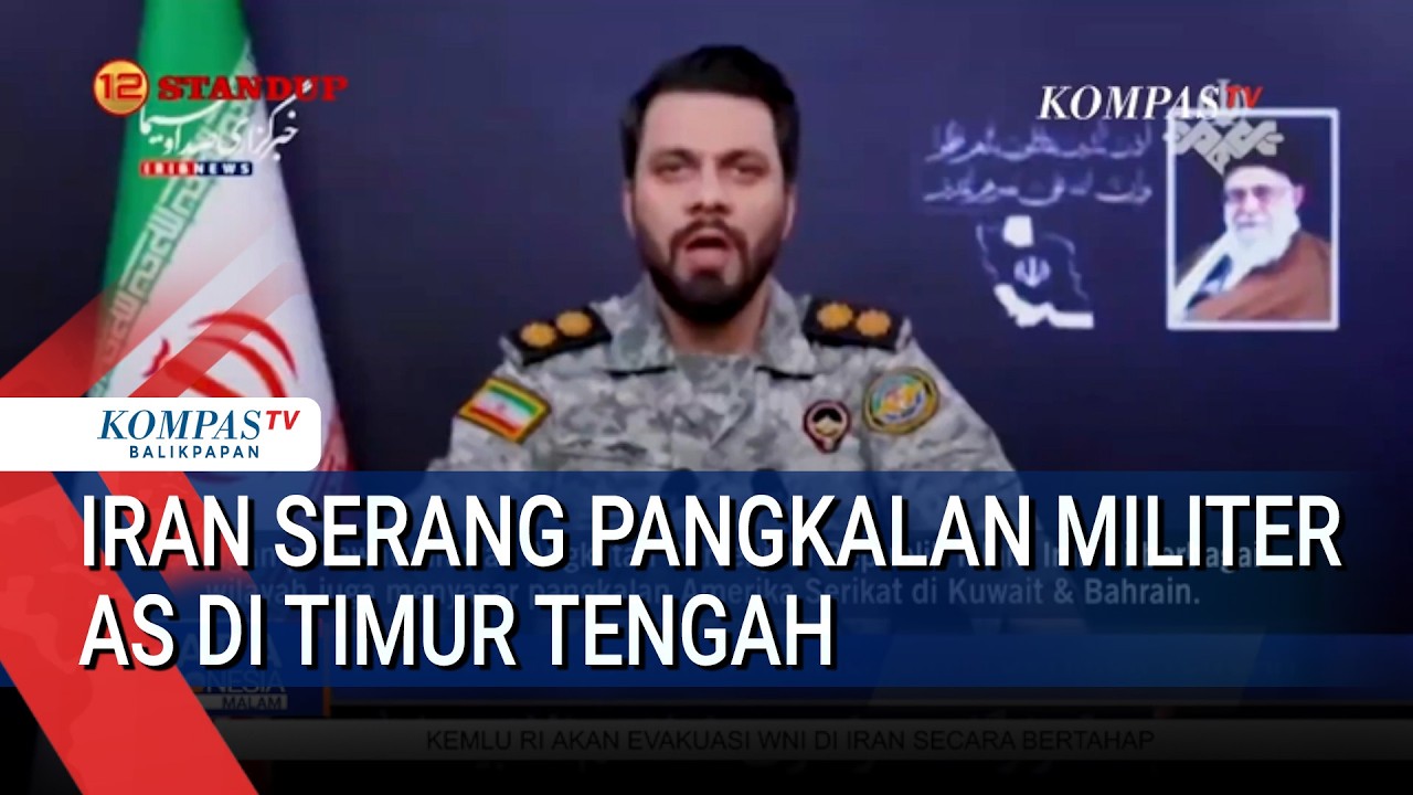 Iran Serang Pangkalan Militer AS di Timur Tengah