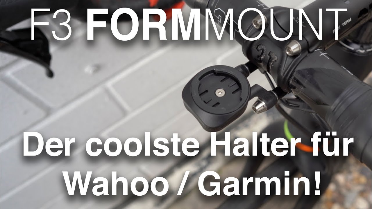 F3 Cycling FormMount Vorbau-Halterung f&uuml;r Wahoo Elemnt Bolt, Elemnt & Garmin Edge 1030, 820, uvm.