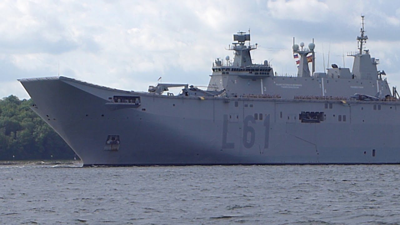 Flugzeugtr&auml;ger/aircraft carrier, Juan Carlos I (L-61) - Kiel -- Baltops --