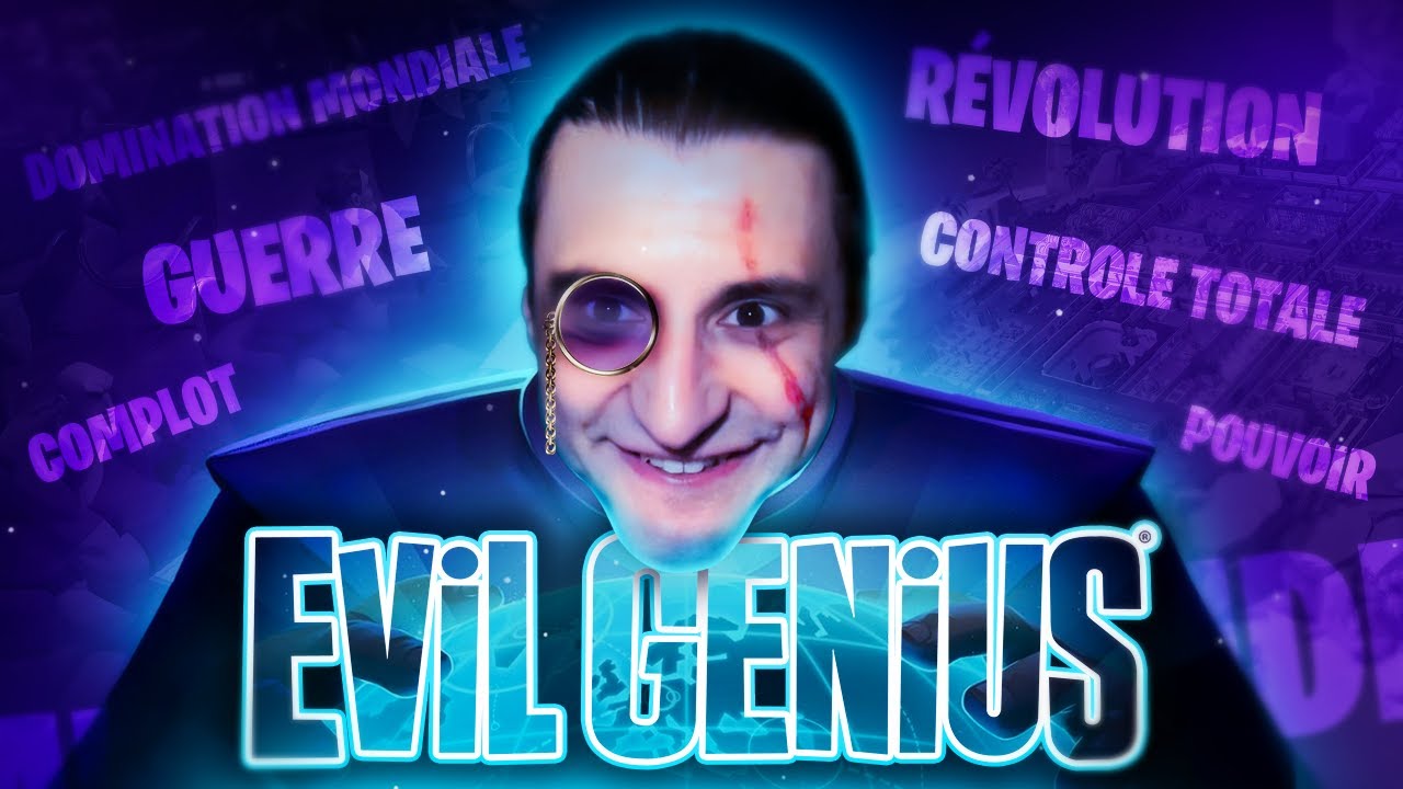 Un YouTuber DÉGÉNÉRÉ essaye de DOMINER la PLANÈTE sur.. EVIL GENIUS 2 !!