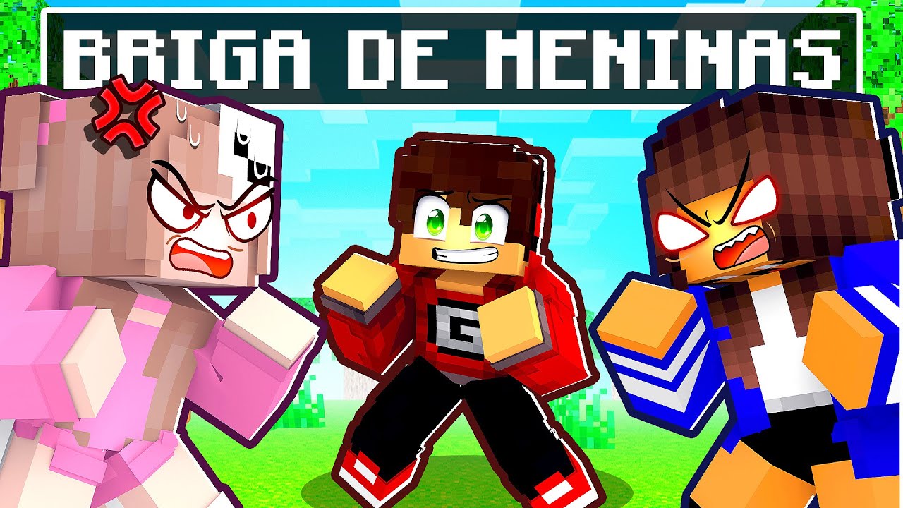AS MENINAS BRIGARAM no BEDWARS no Minecraft