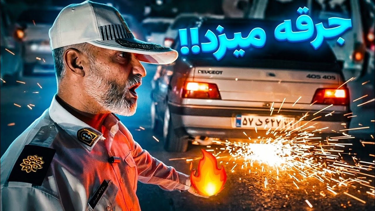 🚨پلیس از حجم تخلفات پژو 405 شوکه و عصبانی شد😡کنترل نامحسوس