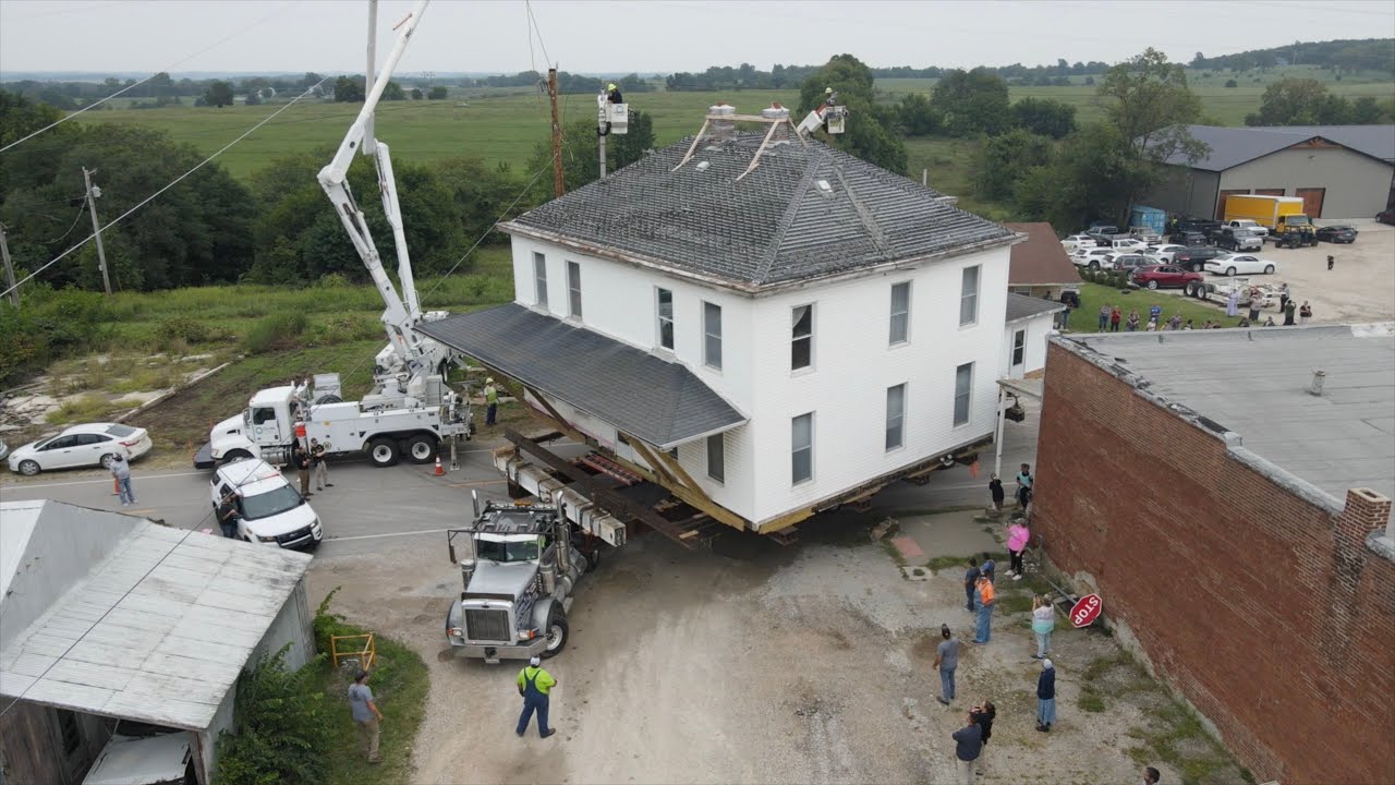 Moving a Civil War Era House