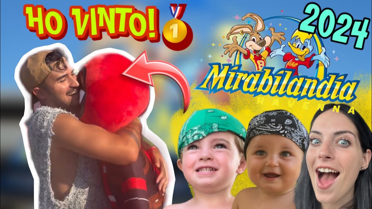 VINCIAMO UN PUPAZZO GIGANTE🤩 Vlog estate 2024 a Mirabilandia ❤️☀️