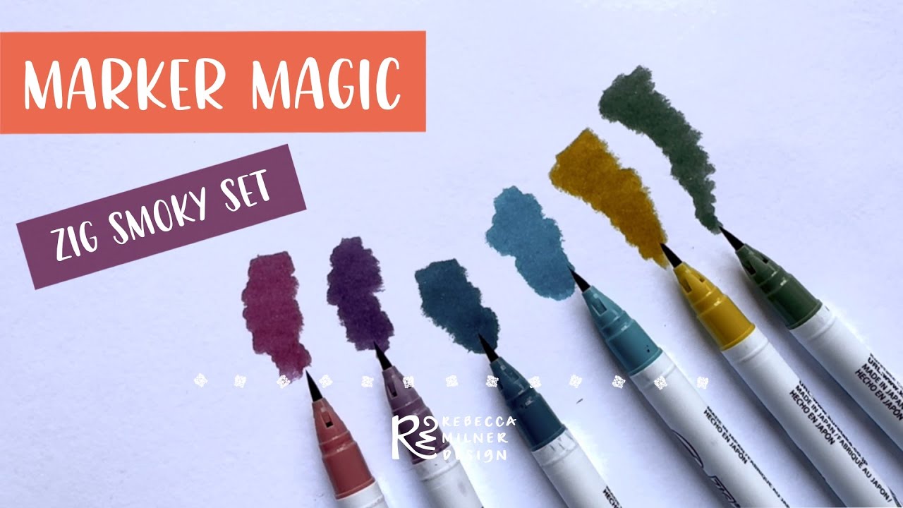 I Opened a Mystery Art Gift From Tokyo! | Swatching Smoky Kuratake Zig Clean Color Markers