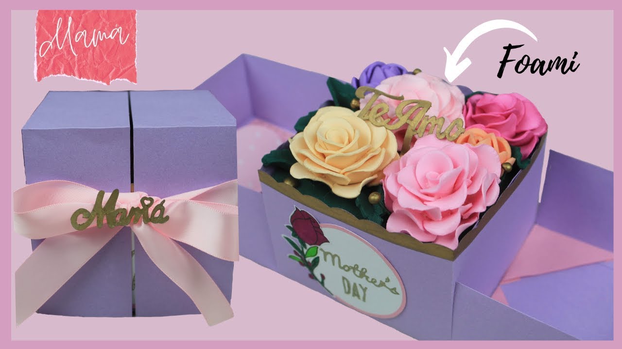 REGALO PARA MAMÁ CON ROSAS DE FOAMI | IVONNE E IVETTE