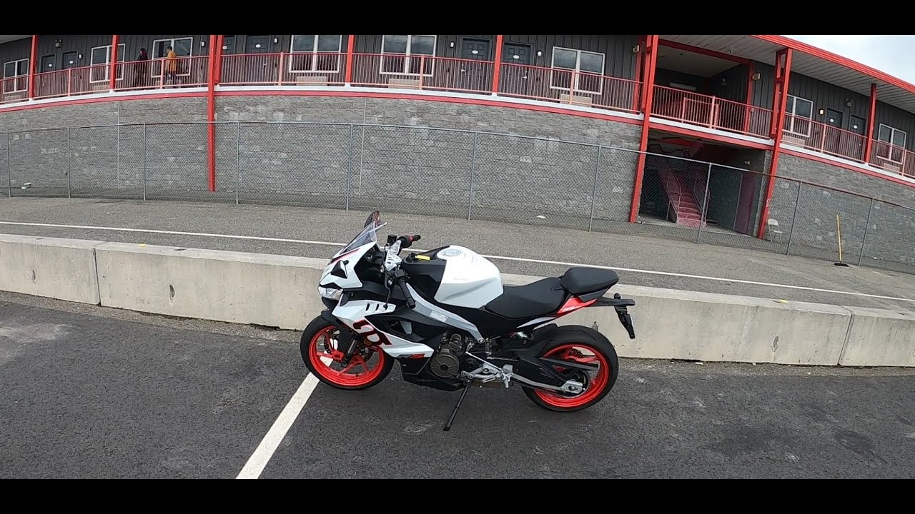 Trying the Aprilia RS 457 on track at NJMP Thunderbolt