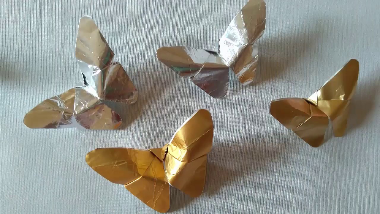 Make Paper Butterfly Easily