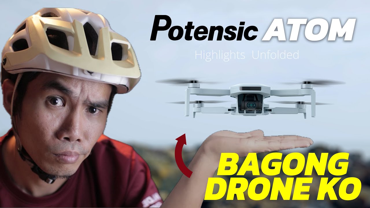 MAS MURANG DRONE PANG MOTO, BIKE AT TRAVEL VLOG | POTENSIC ATOM SMALL DRONE