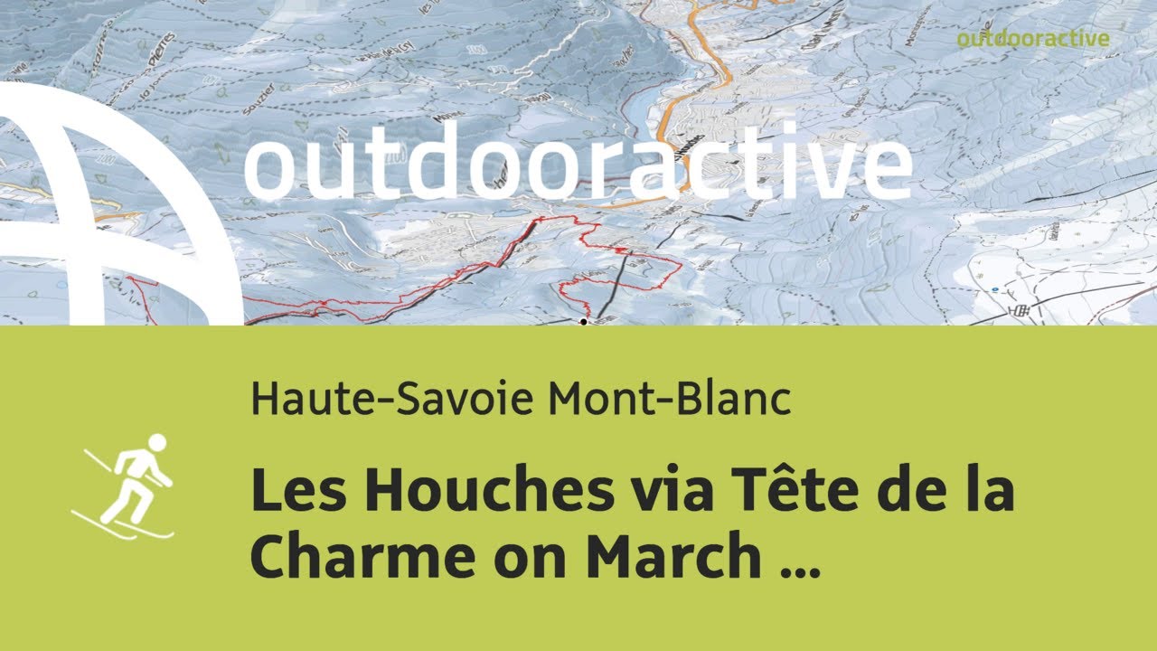 Flyover video: Les Houches via Tête de la Charme on March 10, 2026