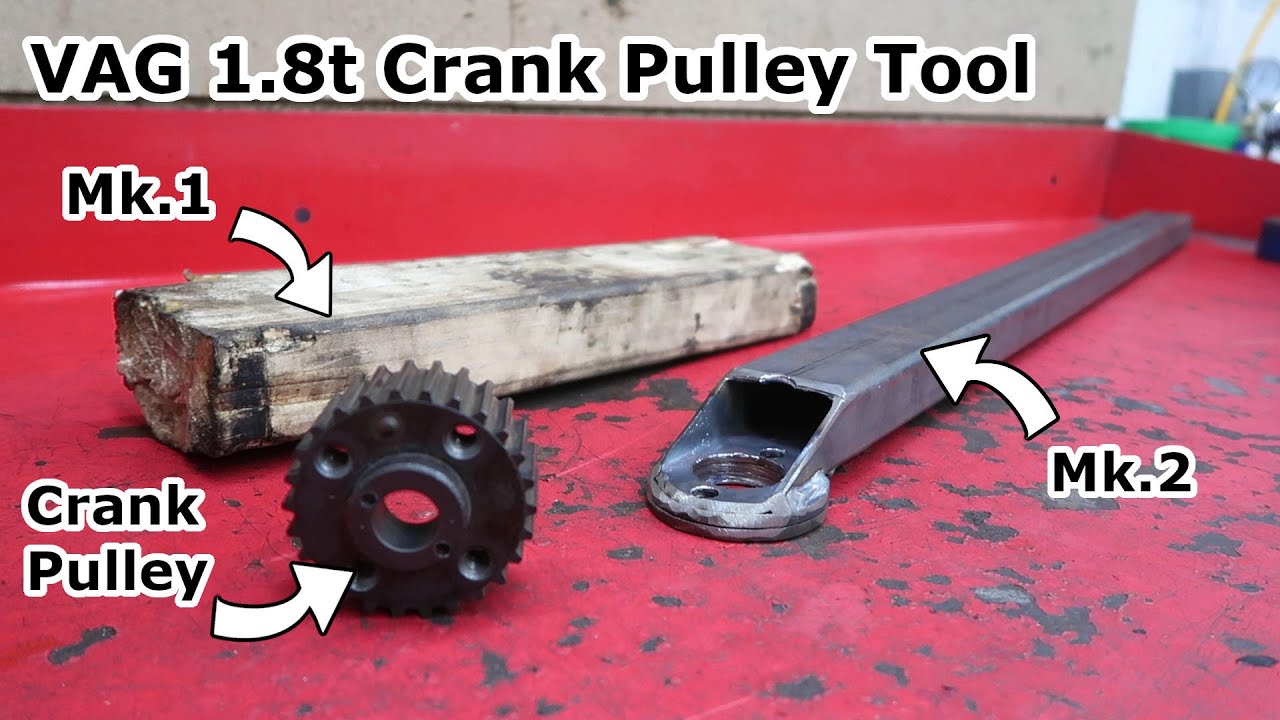 1.8t Crank Pulley Tool // 1.8t Stroker Engine Build