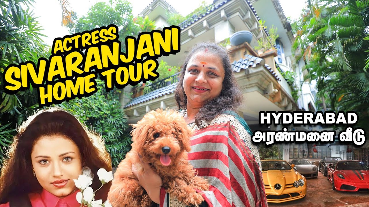 Actress Sivaranjani-யின் ஆடம்பர பங்களா 😱 இவ்ளோ பிரமாண்டமான வீடா?😳Amazing Home Tour🏠| Hyderabad Visit