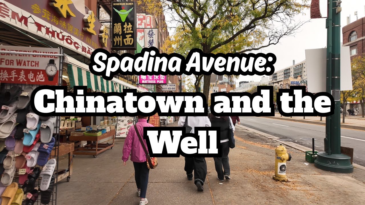 Spadina Avenue - Chinatown to The Well | October 2025 | Toronto Walk | 4K 60 FPS
