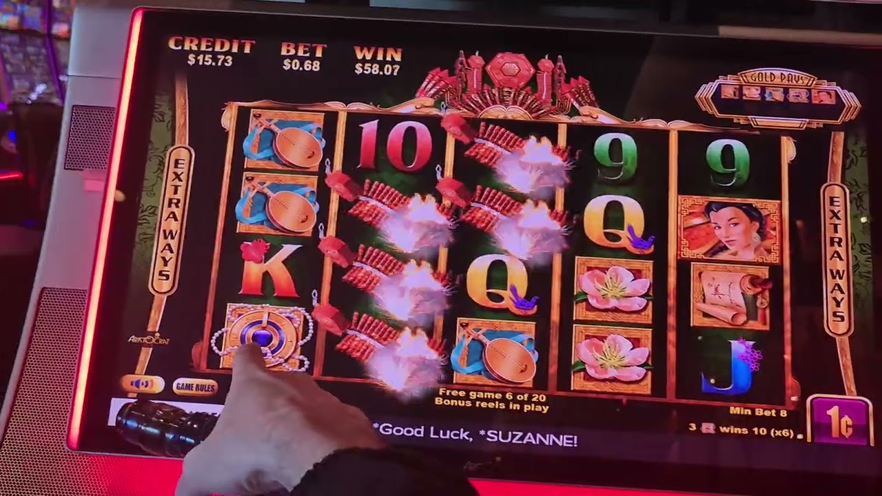 Gold Pays Aristocrat Slot Machine Bonus 