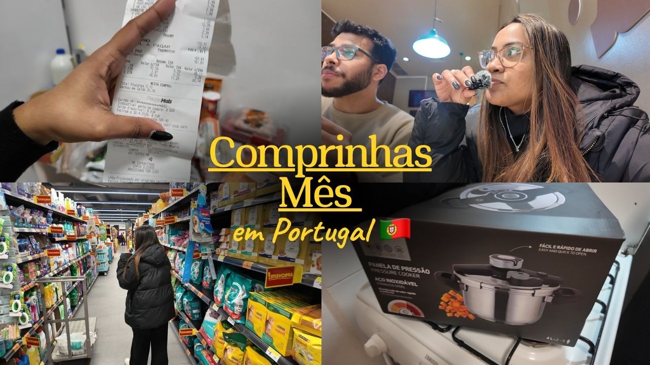 Mercado do mês em Portugal: alguns preços me chocaram 🛒🇵🇹