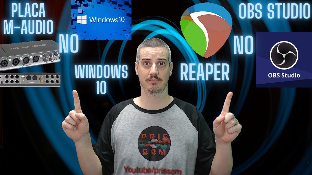 ATUALIZADO!!! Placa M-audio no Windows10 e Reaper no Obsstudio.
