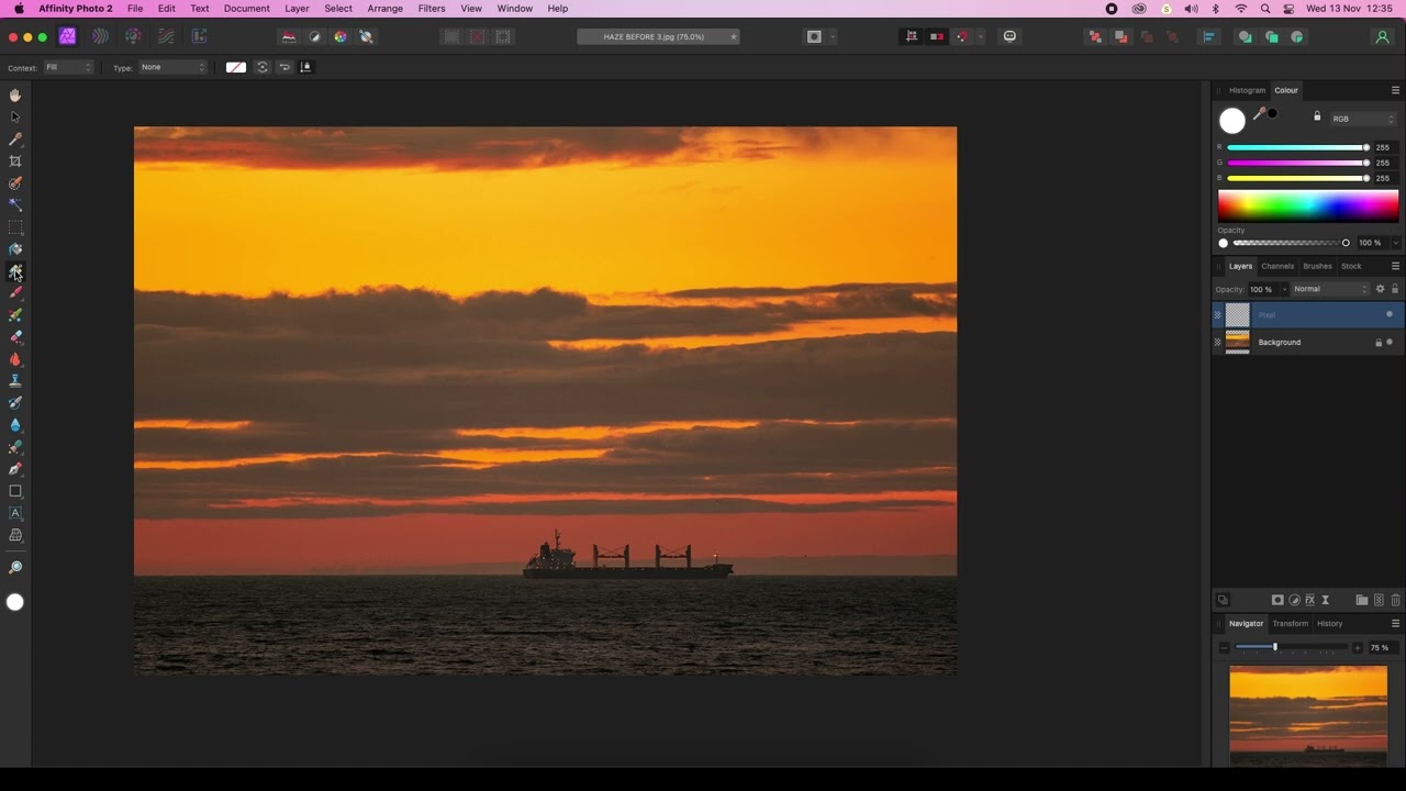 Affinity Photo Tutorial - Adding Haze