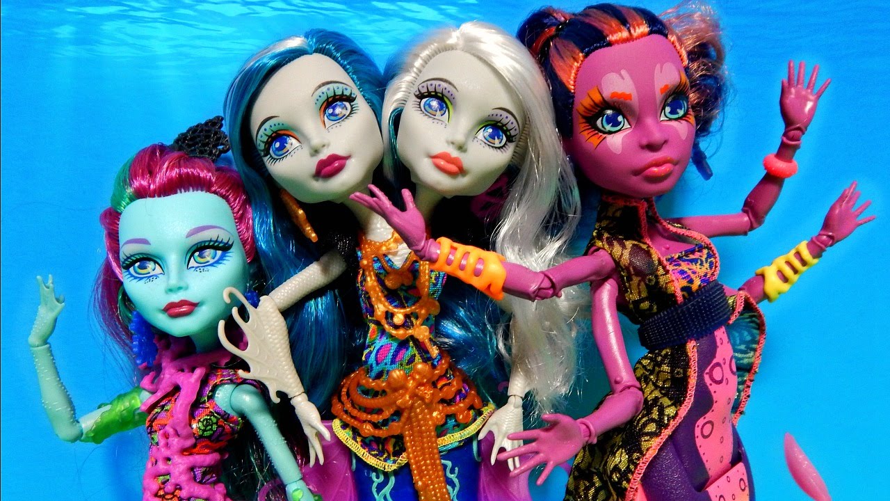 Куклы Monster High Great Scarrier Reef Peri & Pearl Posea Reef & Kala Mer'ri