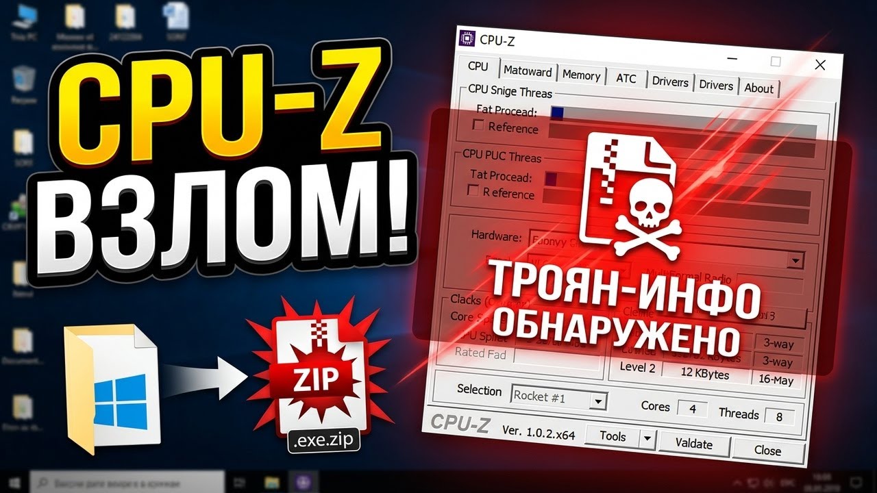 Я проверил CPU-Z на ВИРУСЫ и вот что вышло..