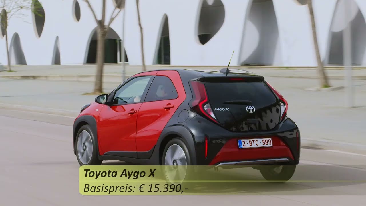 Toyota AYGO X  - Test in Barcelona!  Traumhafte Location, leider im Dauerregen.