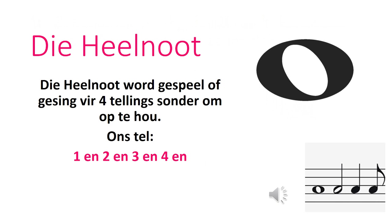 Musiek vir Blinkoogkinders - Notebalk en Nootwaardes