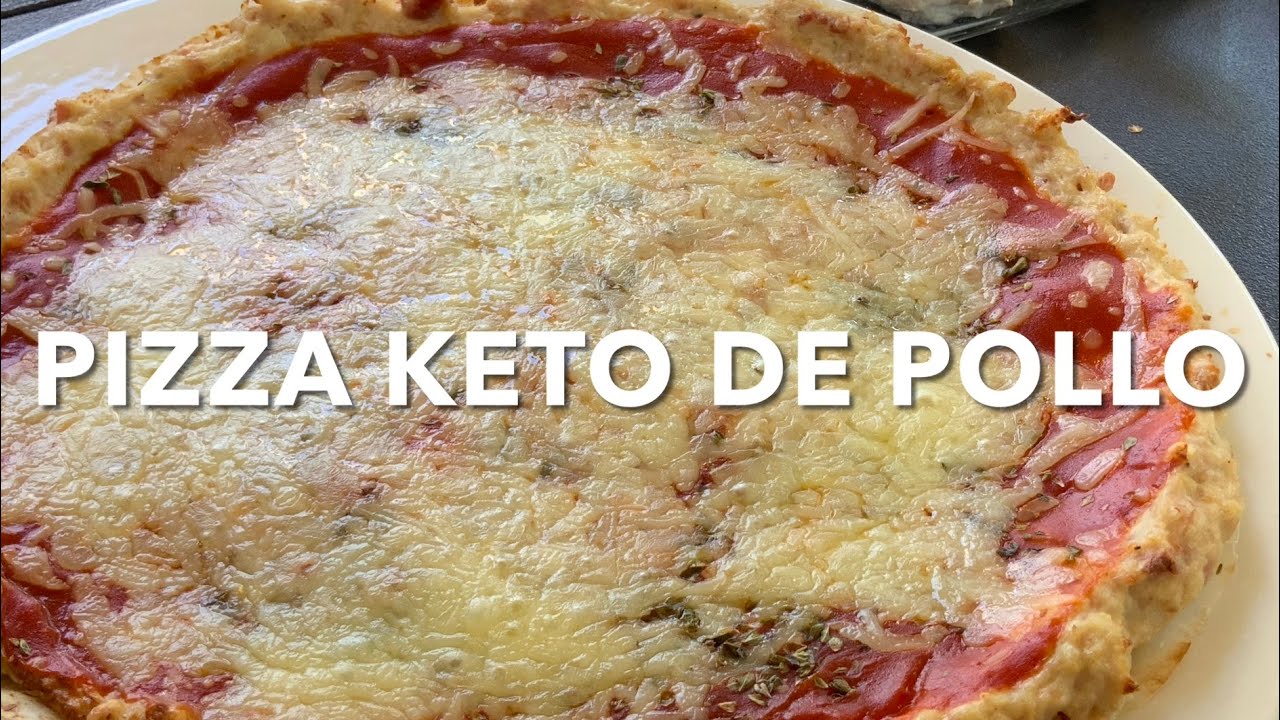 SORPRENDENTE PIZZA KETO DE POLLO /sin harinas