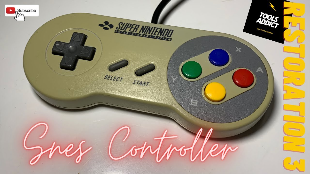 RESTORATION 3: AMAZING RESULT! RETROBRiGHT my super nintendo controller