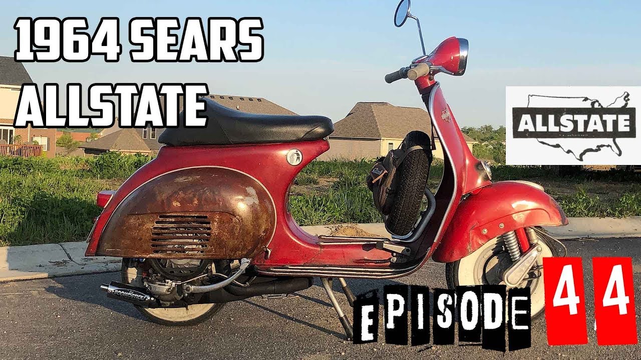1964 Sears Allstate Vespa, 177 куб. см, полная сборка — TST, эпизод 44