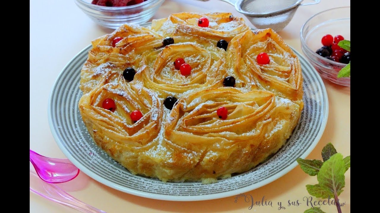 C&oacute;mo hacer pastel ruffled milk pie | CRUJIENTE Y DELICIOSA