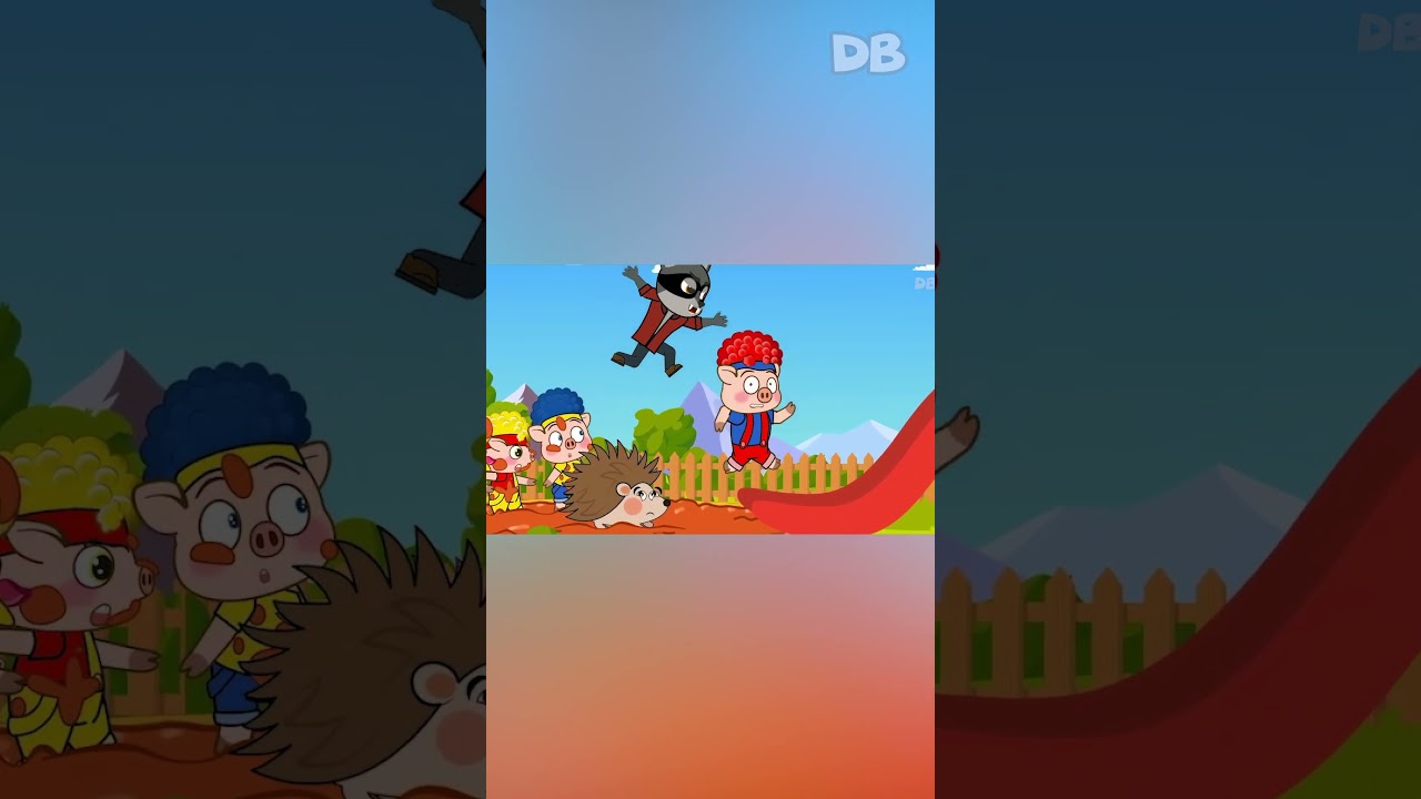Piggy Cartoon DB Heroes | D Billions Kids Songs